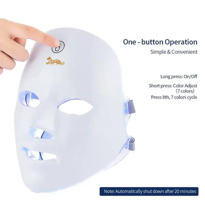 Zusiva™️GlowSculpt LED Red Light Therapy Face Mask with Neck Duo