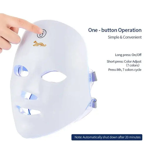 Zusiva™️GlowSculpt LED Red Light Therapy Face Mask with Neck Duo